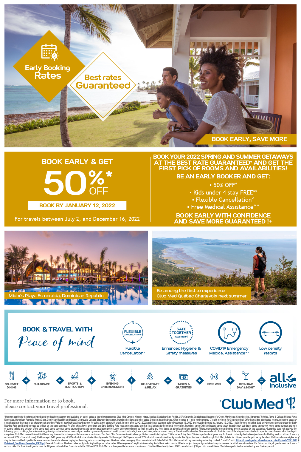 Early Booking Rates at Club Med